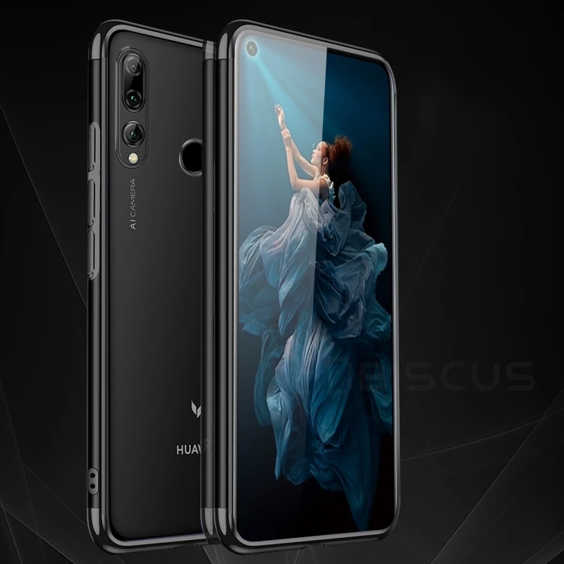 Роскошный Ультратонкий ТПУ чехол для huawei Honor 9X силиконовый мягкий чехол для huawei Honor 9X Премиум STK-LX1 чехол - Цвет: Black