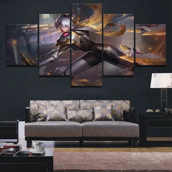 

Home Decor Modular Canvas Picture Legends HD Poster League Irelia Game Bedroom Living Room Poster Home Canvas Painting Wholesale