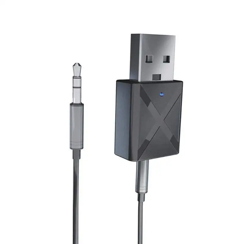 USB Bluetooth 5,0 аудио приемник передатчик стерео AUX 3,5 мм Jack адаптер V PC автомобильный комплект беспроводной адаптер