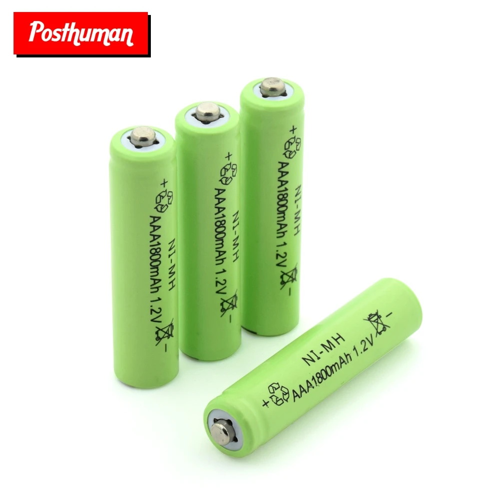 

4/8/12/16/20Pcs AAA Nimh Battery 1.2V NI-MH 1800mAh AAA 3a Rechargeable Cell Aaa Nimh Batteries New Great Power