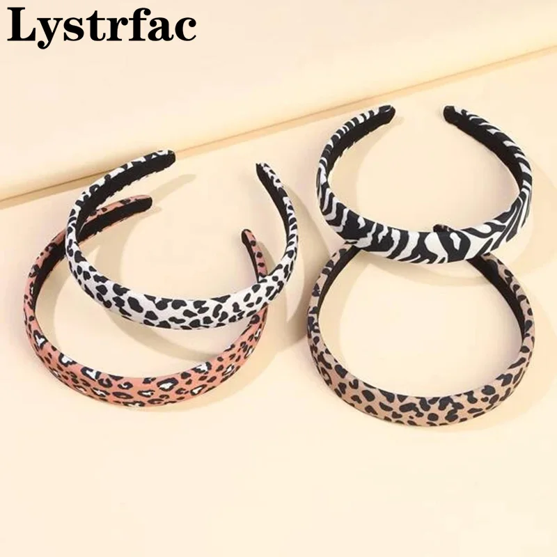 

Lystrfac Fashion Zebra Stripe Pattern Hairband for Women Girls Headband Wild New Hair Hoop Simple Bezel Hair Accessories