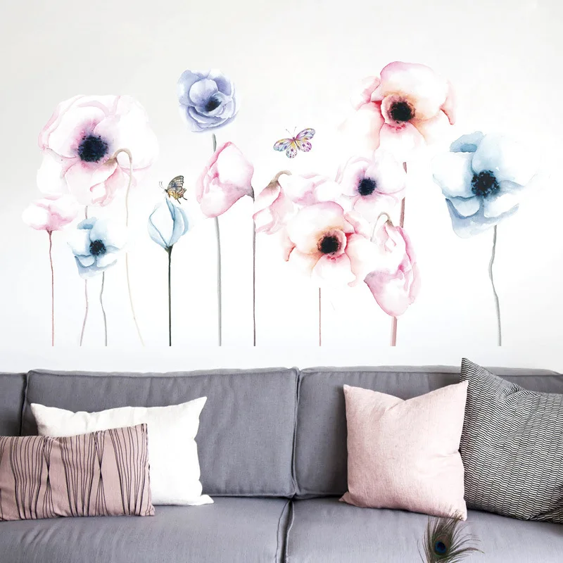 Mu ji Workers Ding FX7510 Northern European-style INS Fresh Flowers стикер на стену s гостиная спальня настенный Плинтус стикер на стену