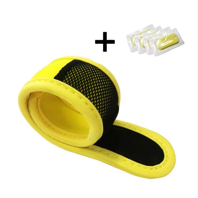 1Pc Szúnyogtaszító Karkötő Sáv 4Db Cserélhető Riasztó Újratöltések Kültéri Kártevő Visszataszító Kézi Szíj Rovar - Image 2