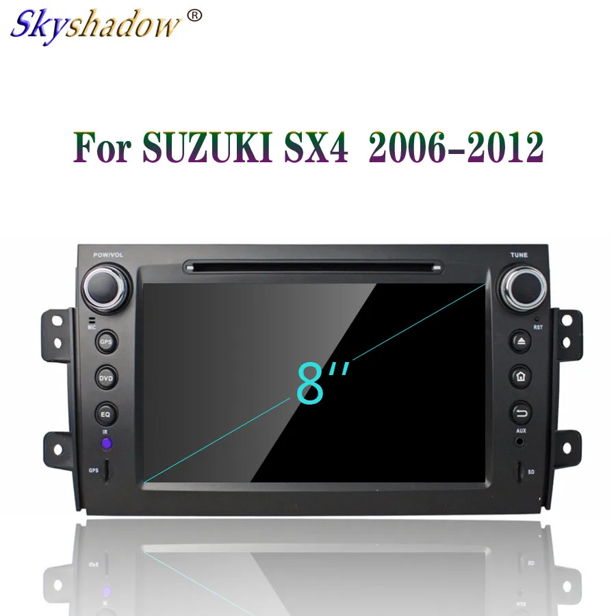 HD ips Android 9,0 Восьмиядерный 4 Гб ОЗУ 64 Гб ПЗУ автомобильный dvd-плеер gps карта RDS радио wifi Bluetooth 4,2 для SUZUKI SX4 2006-2012