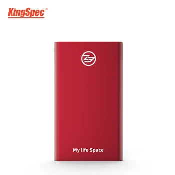 KingSpec-unidad de disco duro externo SSD, 64GB, 128GB, HDD, 256GB, 512GB, SSD externa portátil de 1TB, hdd para ordenador portátil con USB tipo C, 3,1