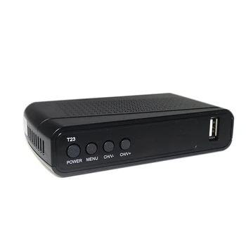 

ABKT-U2C Dvb 115S T23 Tv Box Hd Set Top Box Digital Terrestrial Tv Receiver with Remote Control Black Plastic Eu Plug