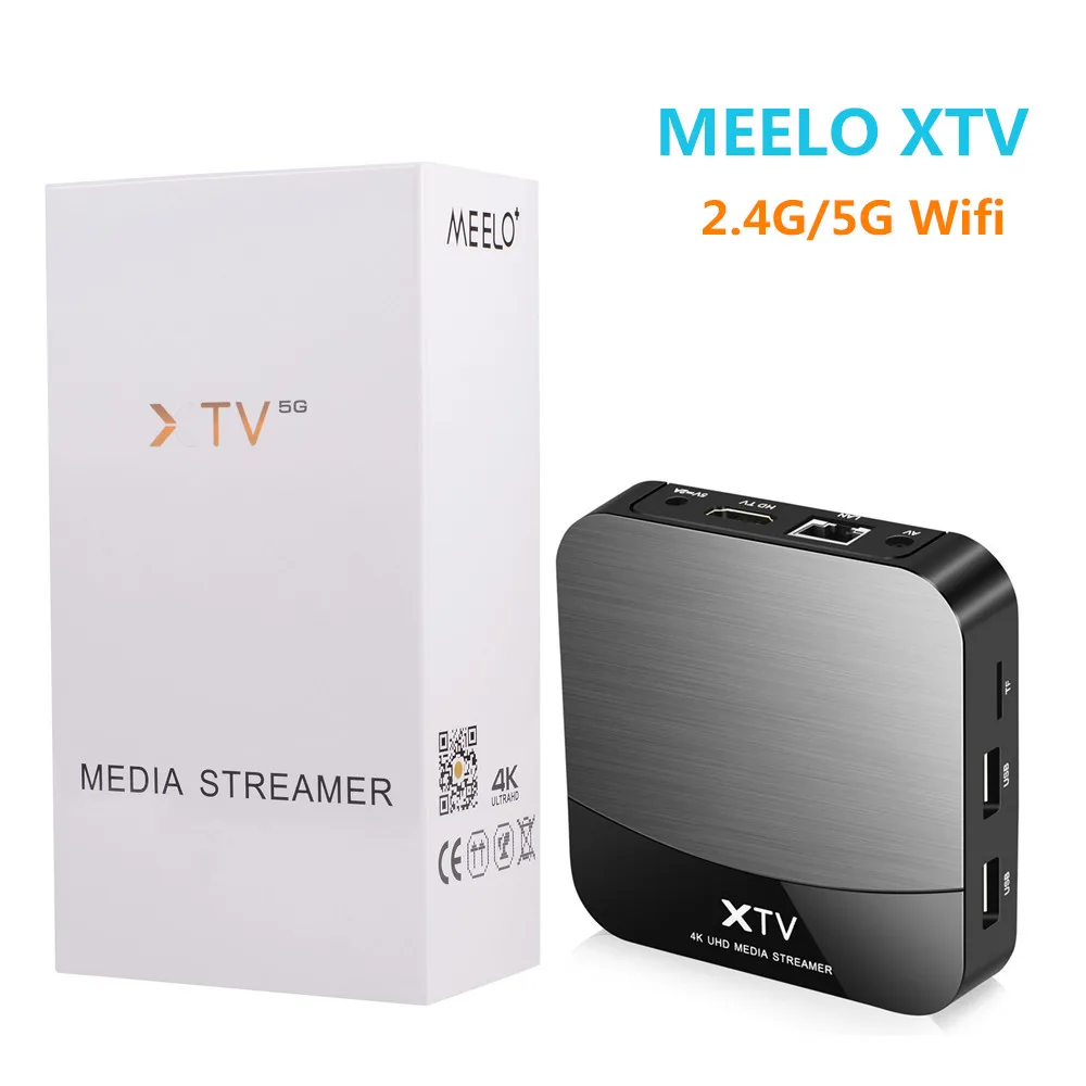 ТВ приставка MEELO PLUS X Smart Stalker Android 9 0 Amlogic S905X 2 Гб 16 XTREAM Code телеприставка 5G Wifi 4K