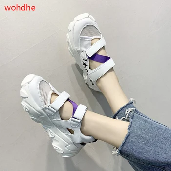 

wohdhe Casual Sneakers Women Sandals Breathable Platform Women Summer Beach Sandals 2020 High Quality Sport Sandals