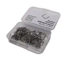 Réparation de pare chocs en acier inoxydable, agrafes plates et chaudes, 0.8 pièces par boîte, 100mm