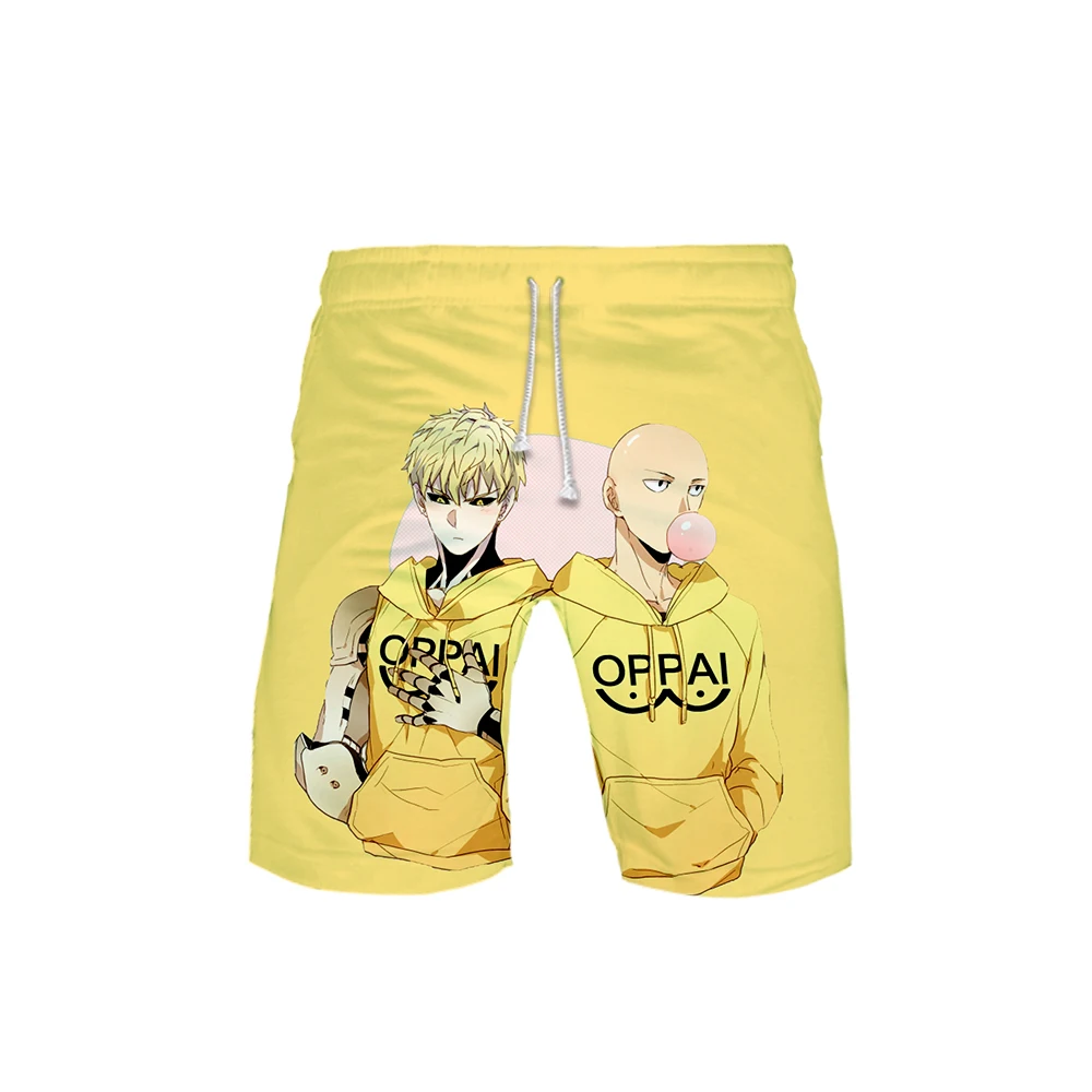 Мужские шорты, 3D, One Punch Man сезона 2, 3 дборда, летние новые быстросохнущие пляжные шорты, мужские шорты в стиле хип-хоп, пляжная одежда