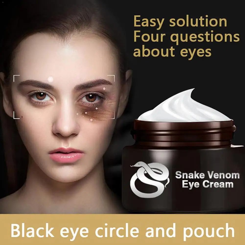

Snake Venom Eye Cream Dark Circle Eyes Bags Fat Granule Moisturizing Mask Eye Anti-Aging Cream Anti-Puffiness Essential Eye G8N6