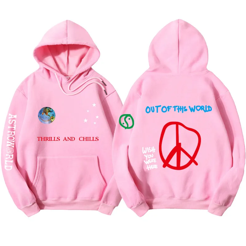 Astroworld/толстовки с капюшоном; сезон весна-осень; уличная одежда; пуловер Трэвиса Скотта для молодых мужчин и женщин; модная Толстовка в стиле хип-хоп