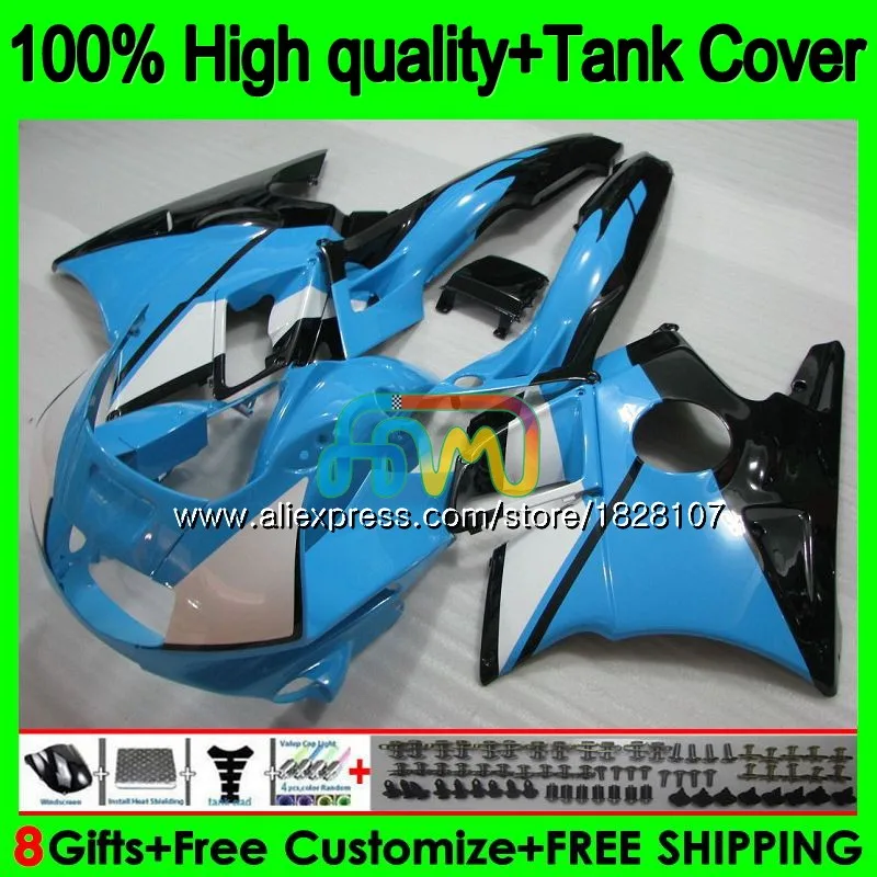 Майка для HONDA CBR 600F2 CBR600FS CBR 600 FS F2 голубой черный 91 92 93 94 1BS. 73 CBR600 F2 CBR600F2 1991 1992 1993 1994 обтекатель