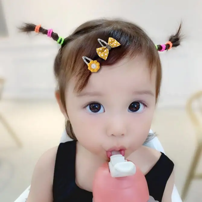 Girls Hair Accessories 5/6pcs/Set Hair Clips for Girls Baby Cute Cartoon Animal Kids Hairpins Flower Barrettes Headdress