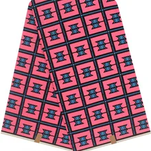 Африканская ткань для платья африканская восковая ткань tissus воск Анкара Ткань 6 ярдов хлопок ткань ткани для Пэчворк C-85