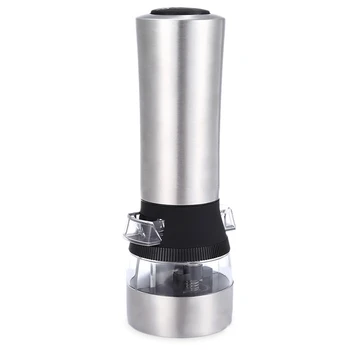 

Pepper Grinder 2 in 1 Stainless Steel Seasoning Salt Pepper Mill Premium Salt Shaker Herb Grinder Spice Mill Kitchen Accessories