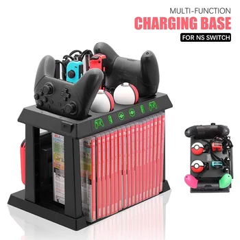 

Nintendos Nintend Switch Console Accessories Case Storage Stand Nintendoswitch Game CD Disc Joycon Pro Controller Holder Tower