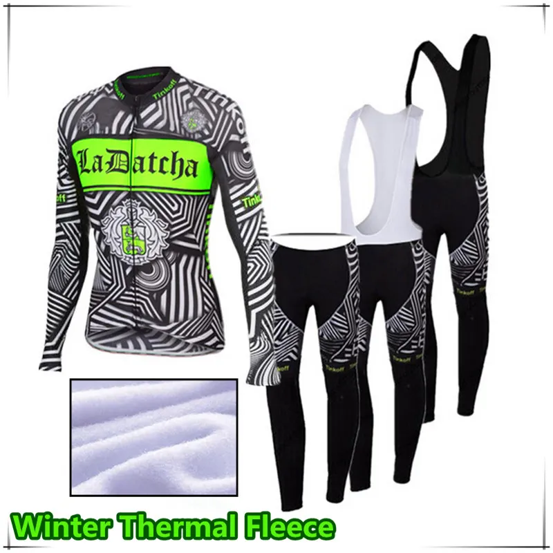 Maillot Ropa Ciclismo Invierno Tinkoff зимний комплект велосипедной одежды из флиса с длинными рукавами, велосипедная одежда