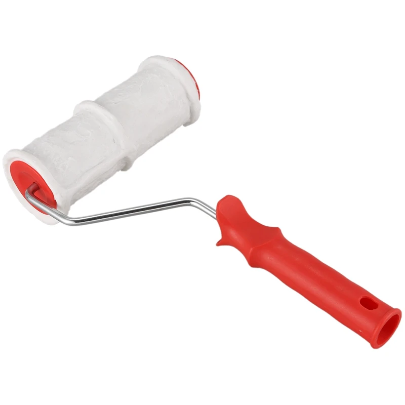

Hot 2Pcs Brick Pattern Paint Roller Household Wall Decoration Brush Diy Tool Art Paint Texture Rolling Flower Roll