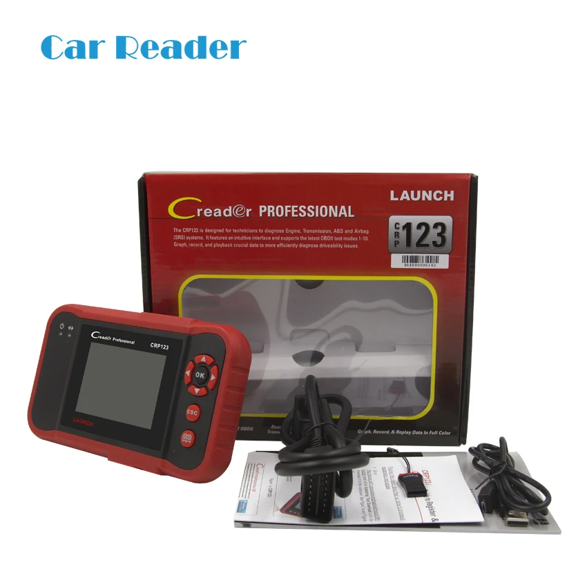Launch Creader Professional 123 OBD OBDII диагностический инструмент OBD2 автоматический сканер считыватель кодов многоязычный obd obd2 с чипом DP431