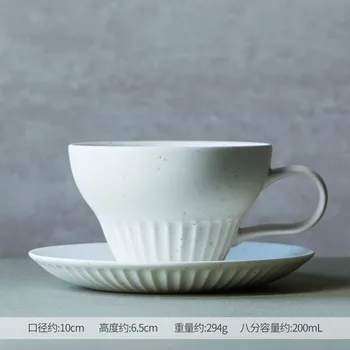 

Royal Bone China Coffee Mug Porcelain Cute Cup and Saucer Set Vintage White Espresso Cup Eco Friendly Tazas Cafe Mate Cup AC50CK