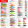 Almighty Mixed Fishing Lure Kits Wobbler Crankbait Swimbait Minnow Hard Baits Spiners Carp Bait Set Fishing Tackle ► Photo 2/6