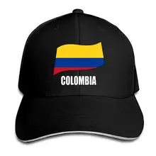 Мужская бейсбольная кепка с изображением флага Колумбии