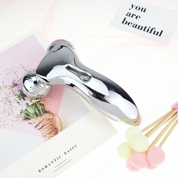 

Microcurrent 3D Facial Massager Roller Firming Lift Thin Body Care Beauty for Weight Loss Guasha Body Spa Slim Tool Women