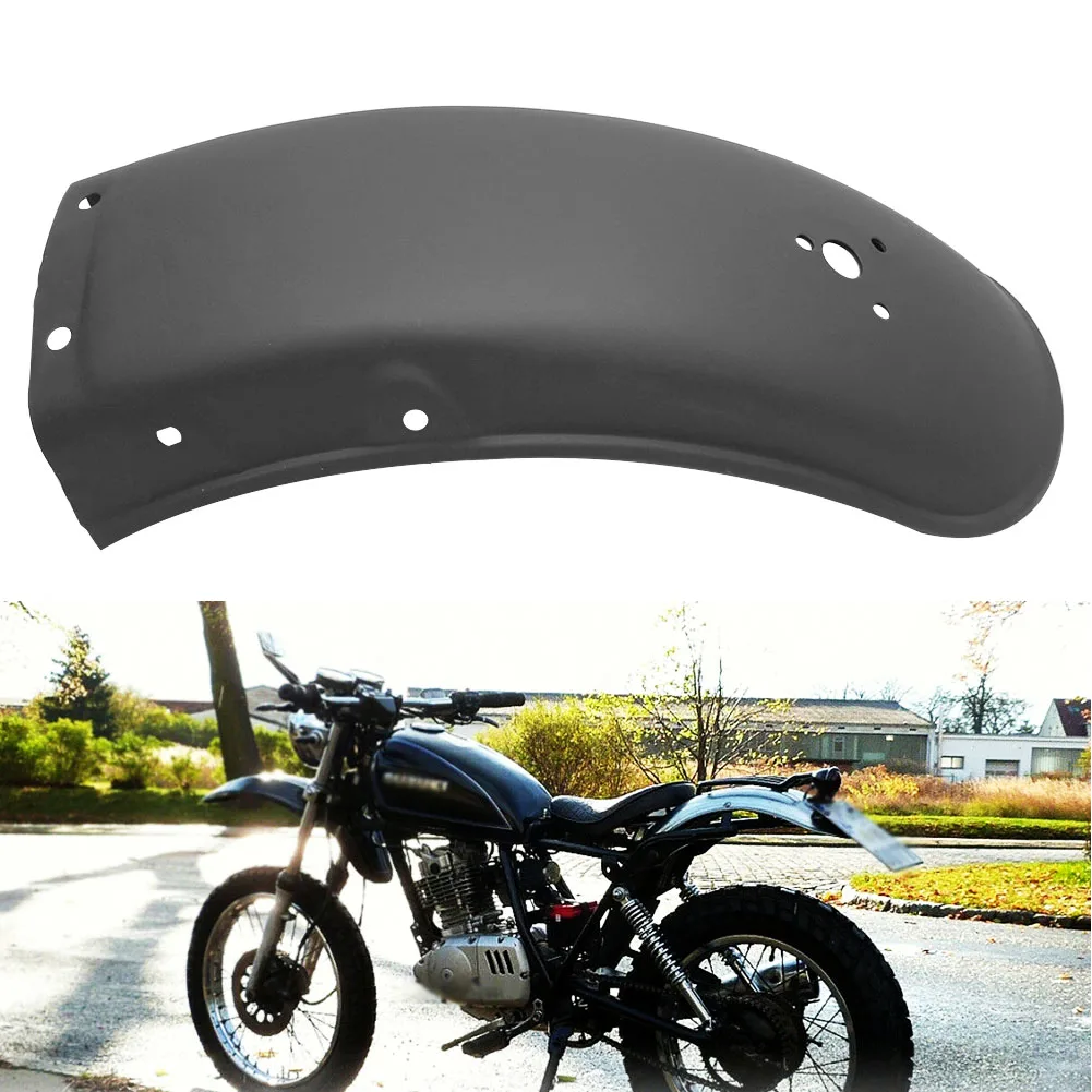 Брызговик заднего Hugger Для Мотоцикла Suzuki GN125 GN250 хром/черный |