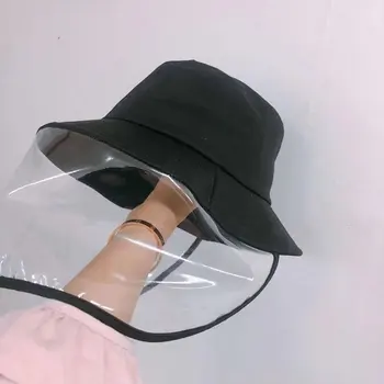 

Anti-spitting Protective Hat Anti-dust And Anti-fog Dustproof Cover Cap Hat Adjustable Size For Kids Adult Hat Cap Anti-fog