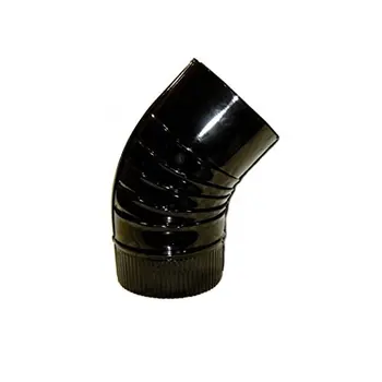 

WOLFPACK professional line 22011112 elbow for stove, black, 120 m, wood stove