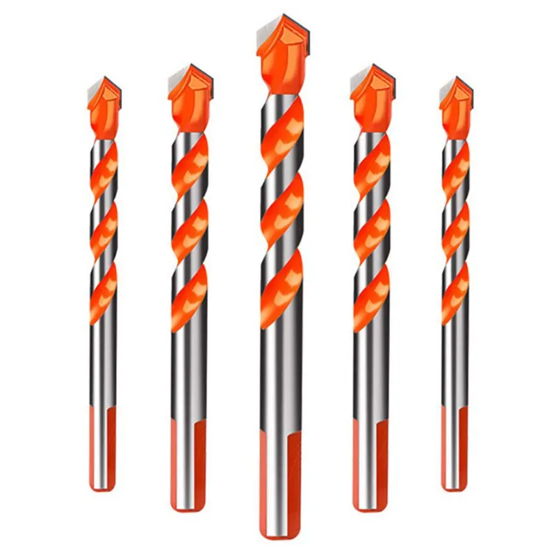 

2019New 5PCS New Style Practical Durable Triangular-overlord Handle Multifunctional Drill Bits Anti-slip Plastic Boxed