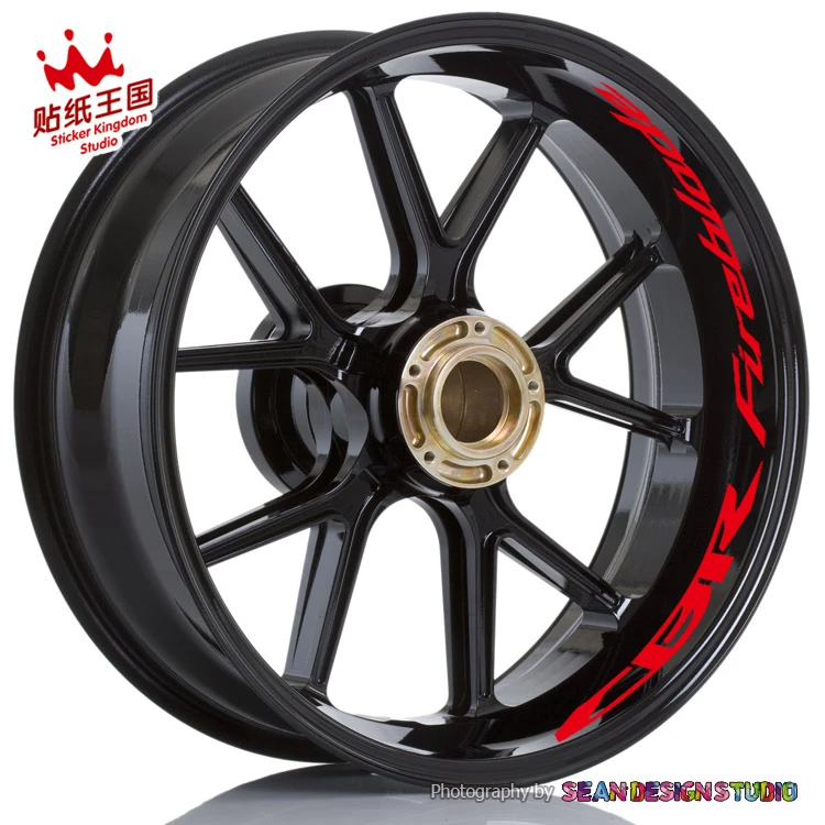 bike rim stickers design