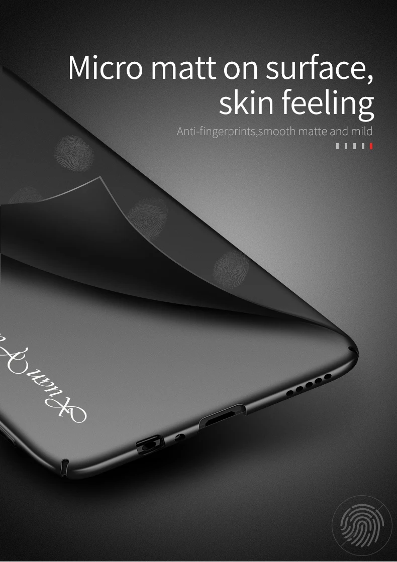 OnePlus 6 6T Case XUANYAO Fashion Slim Frosted Cover For OnePlus 6 6T Case Cover Matte Hard Protection Back Cover One Plus 6T 6 (6)