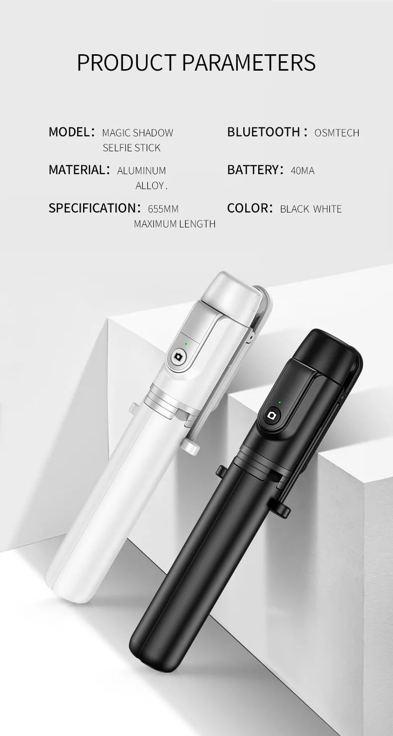 KYCXD Bluetooth телефон селфи палка подходит для apple/huawei/универсальная стойка вещания Мини Bluetooth пульт дистанционного управления