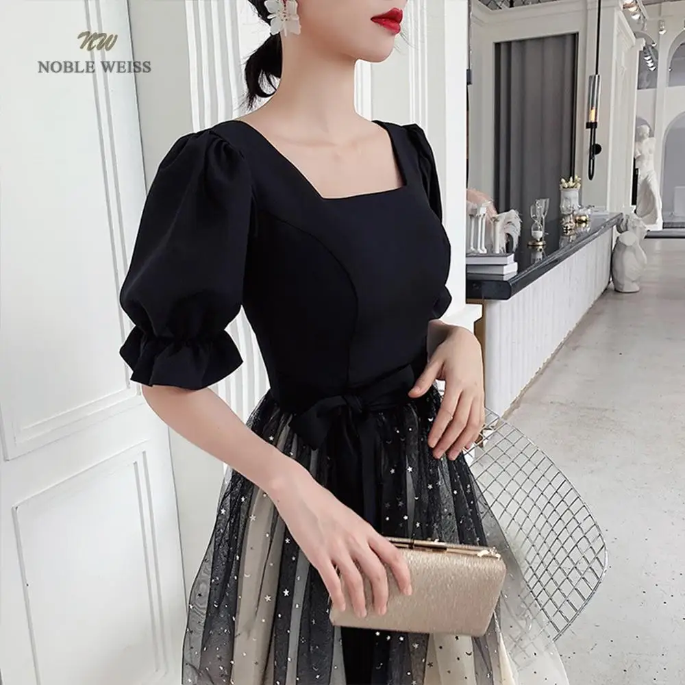Prom Dresses Sexy A-line Tulle Prom Dress Zipper Back Party Dress women prom dresses