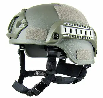 

Army Combat Head Protection Helmet Tactical Helmet with Rail Night Vision Bracket Hunting for CS Airsoft Military