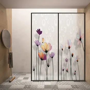 

Window shading electrostatic glass film bathroom toilet anti-peeping frosted sticker bedroom balcony light and opaque