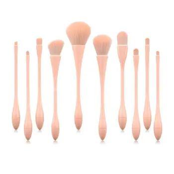 

10pcs/set Foundation Eyeshadow Makeup Brushes Set Professional Make Up Brushes Set Cosmetic Face Contour Powder Blush Brushes