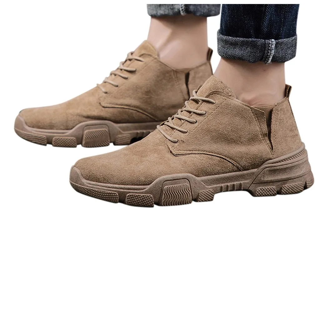 Men's Non-slip Lace-up Mountaineering Sport Shoes Mountaineering Tooling Shoes Men Shoes Boots Men zapatos de hombre