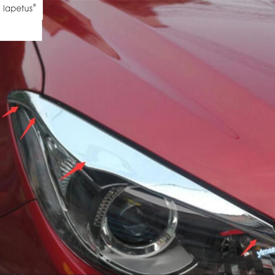 Lapetus Аксессуары для Mazda 3 AXELA хэтчбек седан 2014 2015 2016 передние фары лампа век бровей