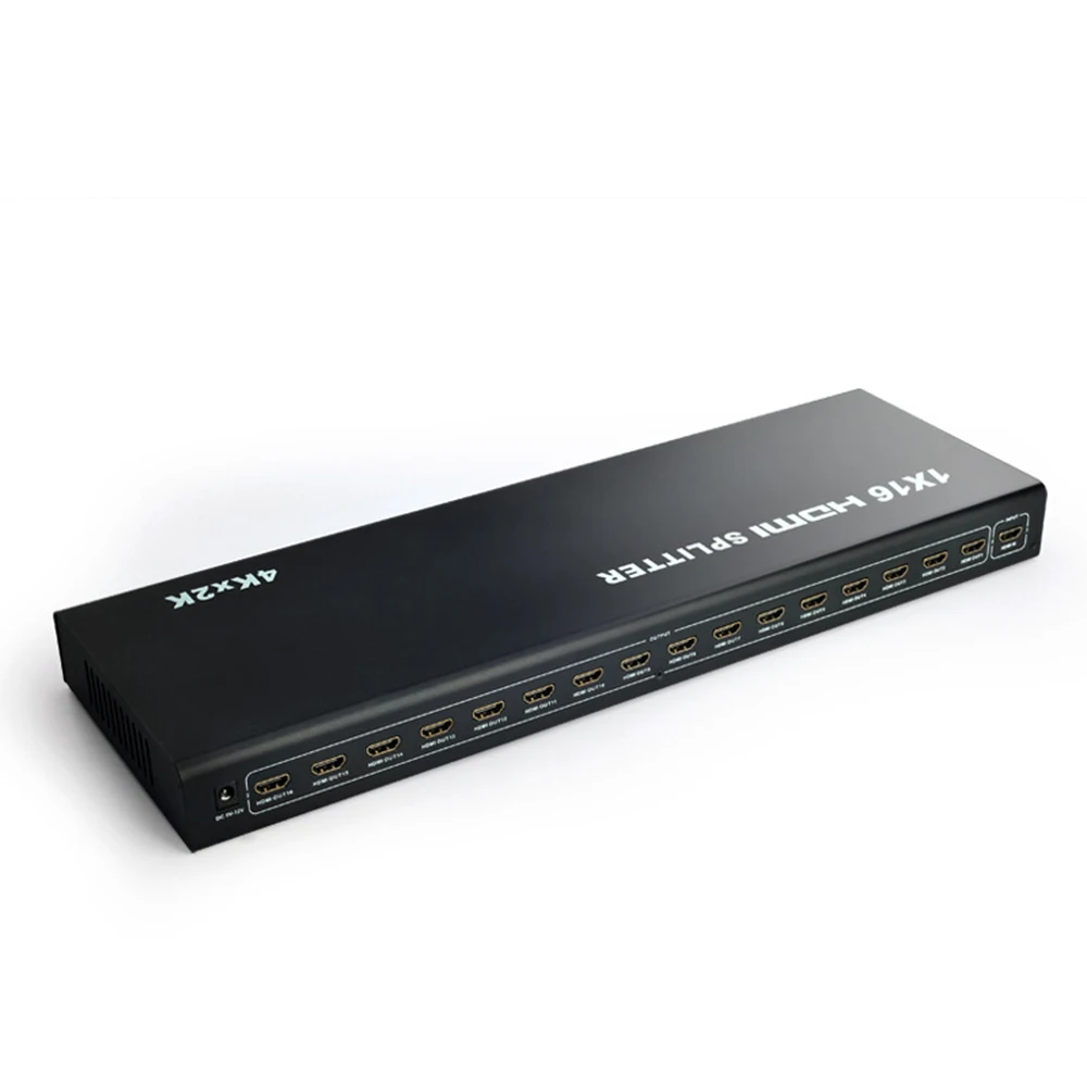 1x16 HDMI Сплиттер 4K x 2K 3D Full HD1080P адаптер HDMI Женский соединительный узел для HDTV компьютерного видео проекта