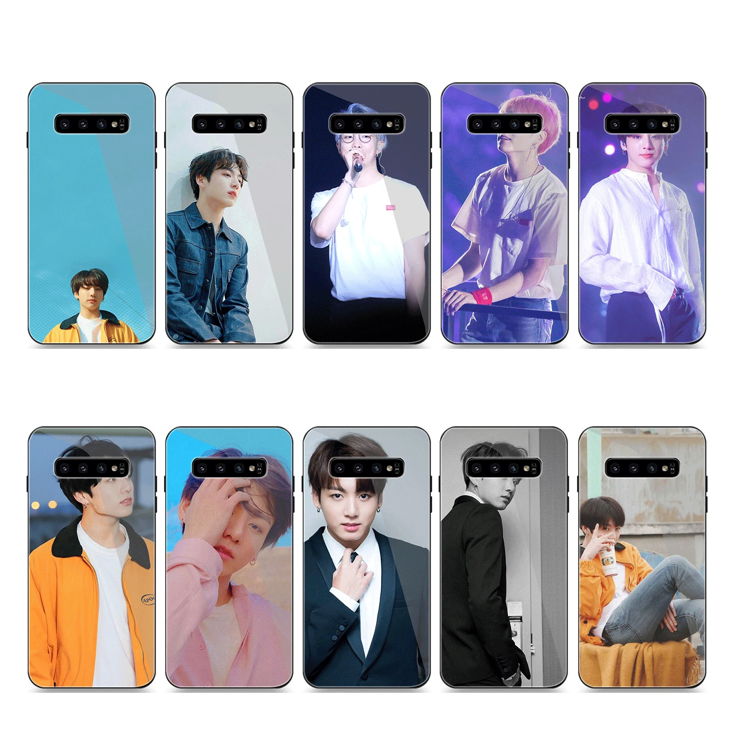 Чехол для телефона Стекло samsung A70 A50 A30 A40 A20 A60 A10 S7 край S8 S9 S10 Plus Note 8 9 крышка Euphoria