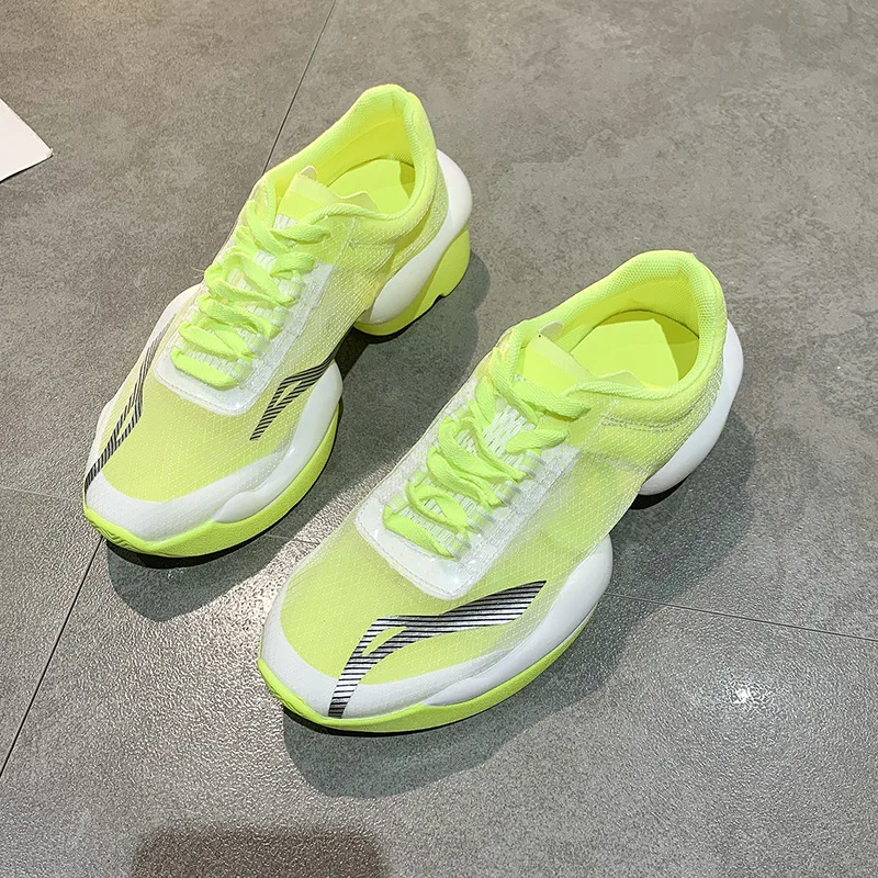 本物保証 女性の透かし彫りの厚底靴 白 風通しの良いランニングシューズ 新しい21 買取 沖縄 Ndmi Co In