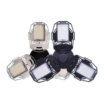 

New Design P-8 144LED 60W E27 Led Fan Garage Light Industrial Lighting Led High Bay Industrial Lamp For Workshop Office