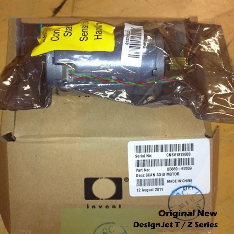 Оригинальный новый для HP T610 T1100 Z2100 Z3100 Z3200 500 800 510 Перевозки приводной двигатель Q5669