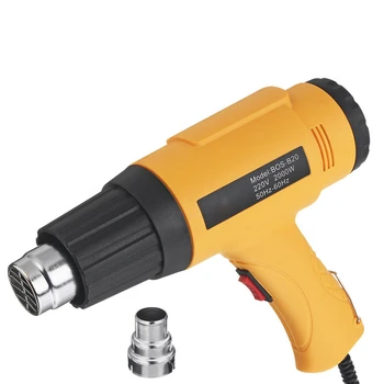 

2000W Temperature Heat Adjustable Heating Electric Tool Kit with Nozzle Power Heater Us Plug