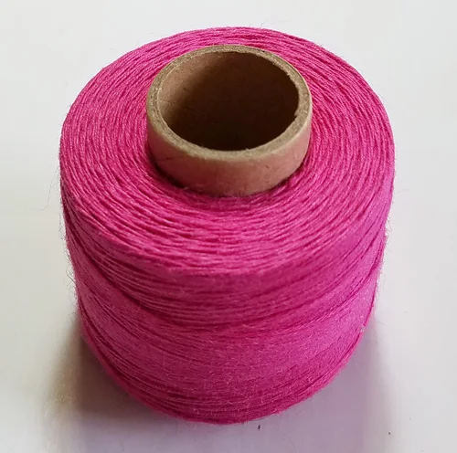 Красочные льняные нитки 200 м/рулон шпагата для шитья, вязания, вышивки, вязания крючком, аксессуары DIY - Цвет: rose red