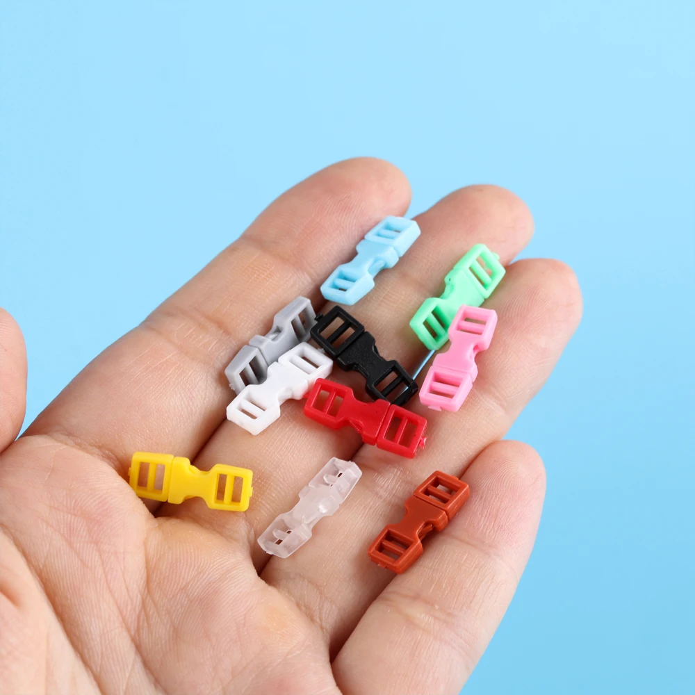 Plastic Mini Buckles for DIY Doll Bags and Handmade Accessories