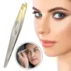 Multipurpose Stainless Steel Eyebrow Tweezer for Facial Hair Ingrown Hair Removal For Plucking Eyebrows Repair Clip Beards Tool 2